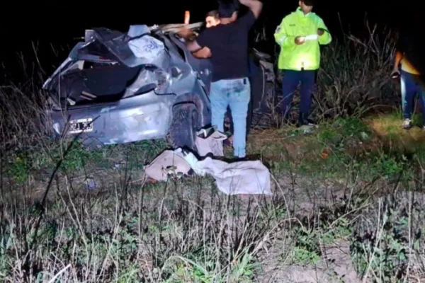 volcó un auto sobre el puente Victoria-Rosario: cuatro personas hospitalizadas