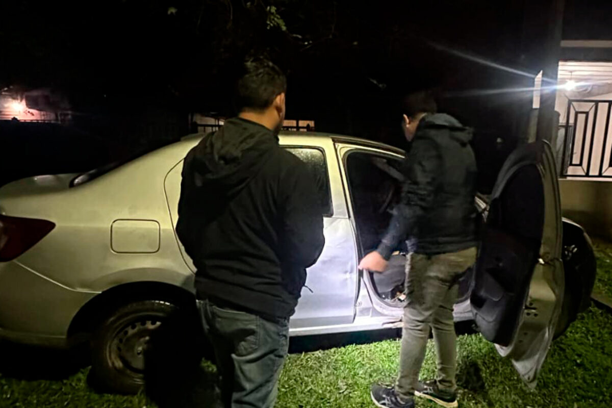 Recuperan en Concordia vehículo robado en Buenos Aires