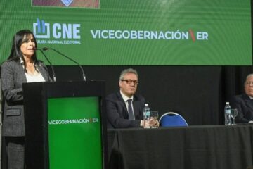 Capacitación electoral en Entre Ríos: Aluani y Ríos encabezaron la presentación de la Boleta Única de Papel