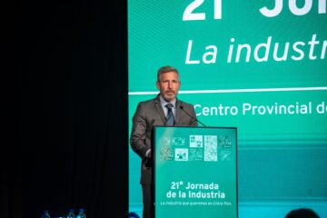 Frigerio también envió un guiño al sector industrial