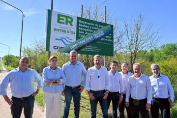 Frigerio recorrió localidades con anuncios de obras viales, mejoras en salud y apoyo a la producción