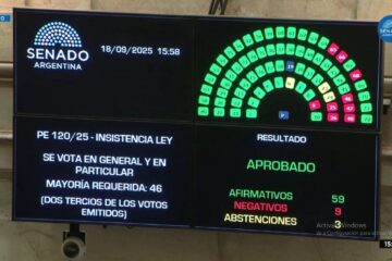 Uno por uno, así votaron los senadores para rechazar el veto a la ley de ATN