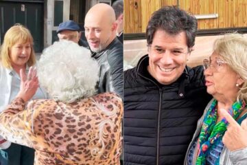 Ocaña sale a la caza del voto de adultos mayores mientras Manes busca sumar a votantes desencantados