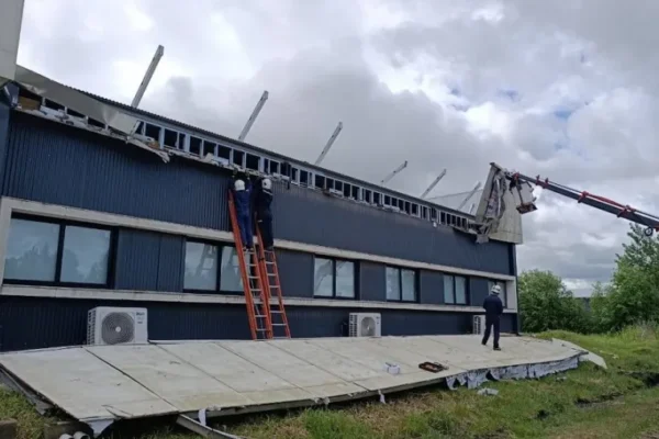 Bomberos: colapsó el Centro de Entrenamiento en Villa Elisa; FEABV reclama intervención del Estado provincial