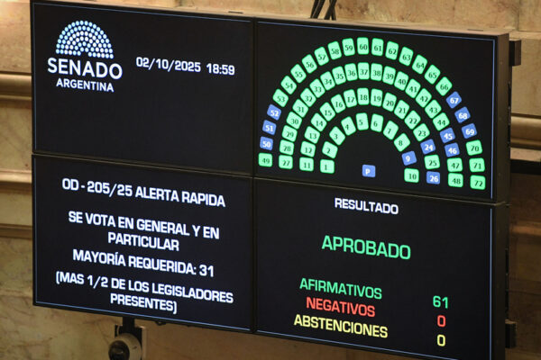 Así votaron los senadores los vetos de Milei al financiamiento universitario y la emergencia pediátrica