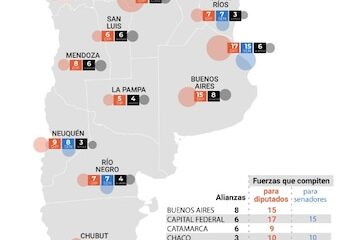 Elecciones 2025: cómo quedó la configuración de alianzas en los 24 distritos del país