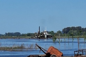 El Gobierno reactivó el dragado clave contra las inundaciones en Buenos Aires