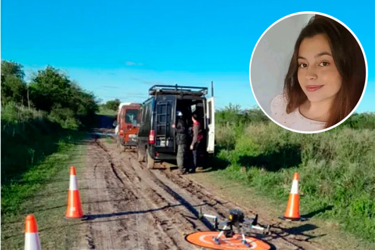 Operativo con drones y 120 policías en búsqueda de pistas tras hallazgo del auto de Daiana