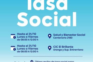 Se habilitó el trámite para la Renovación de la Tasa Social