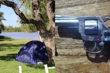 Revólver calibre 22 encontrado en campamento escolar de Entre Ríos