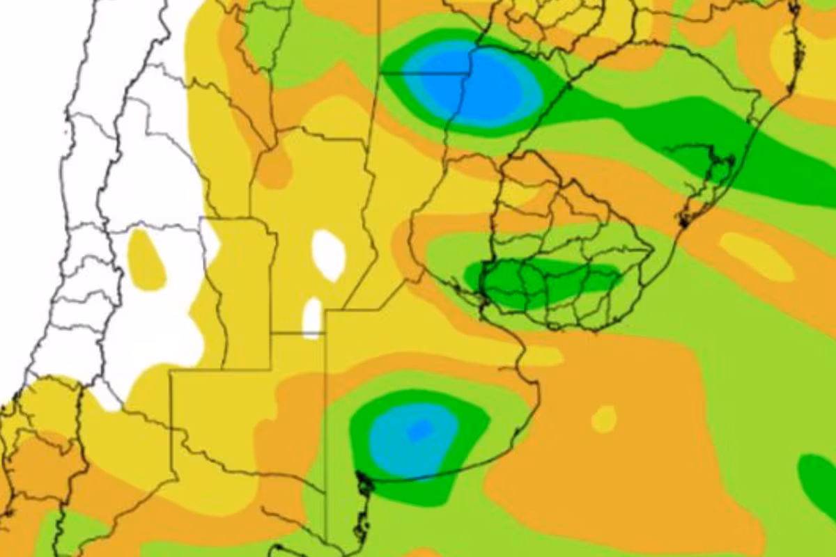 Se vienen días con lluvias desparejas, calor y un frente frío con riesgo de heladas