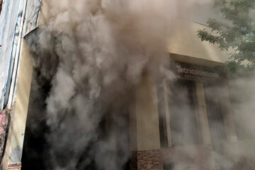 Incendio en edificio menor en avenida San Lorenzo de Concordia