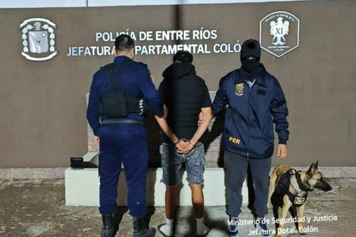 Detención en la terminal de Colón: pasajero proveniente de Concordia trasladaba cocaína y reaviva debate sobre seguridad