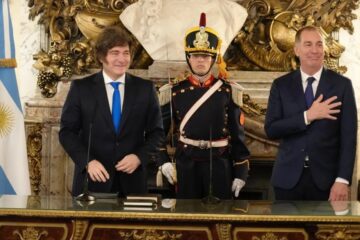 Santilli juró como ministro del Interior en la previa de su viaje a Entre Ríos