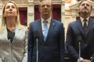 Los juramentos de los nuevos senadores nacionales entrerrianos
