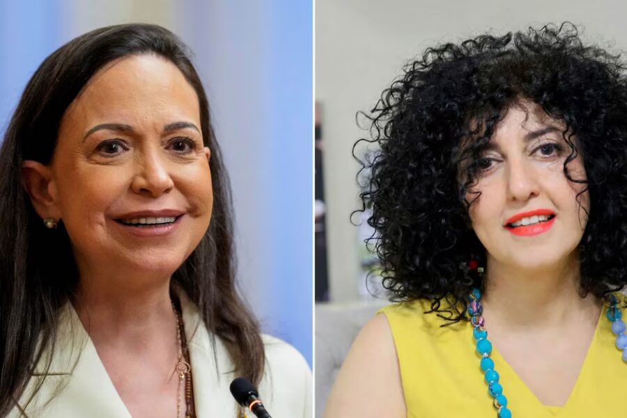 María Corina Machado condenó el arresto de la Nobel Narges Mohammadi y destacó su valentía