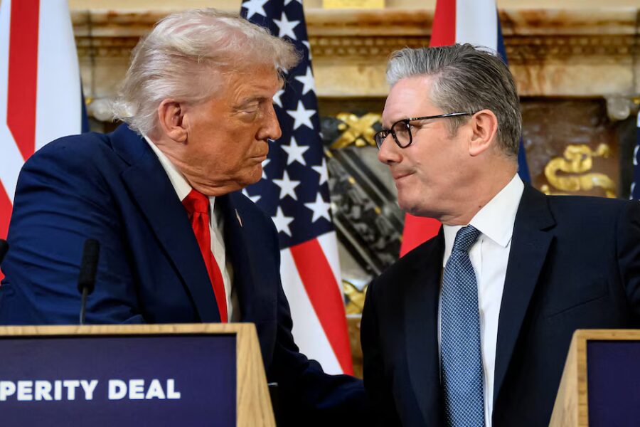 Starmer y Trump acordaron coordinar esfuerzos para un ‘final justo y duradero’ de la guerra en Ucrania