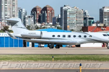 El Gulfstream G650 en el que viajaba la vocal Susana Medina de Rizzo