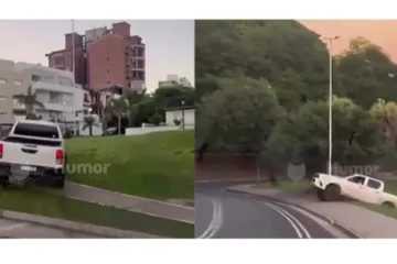 Paraná: camioneta hace maniobras temerarias en Parque Urquiza, secuestran el rodado y reabre debate vial