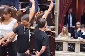 Juan Grabois desafió a Javier Milei en plena jura presidencial