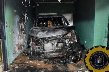 Incendio del vehículo del hijo de un diputado provincial