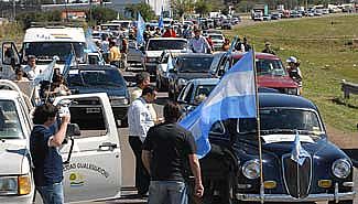 Volvieron a protestar en Gualeguaychú, pero sin cortar la ruta