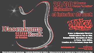 Cumple 8 años el festival de Rock de Hasenkamp