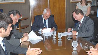 Se firmó el Convenio para financiar la obra de la Reserva Ecológica Chajarí