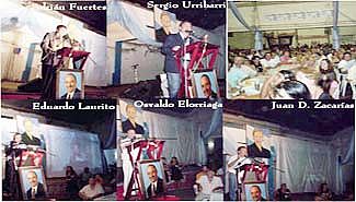 Fuertes le llenó un club con gente al oficialismo