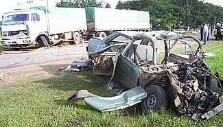 Choque fatal mató a joven de 26 años