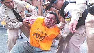 La idea es cruzar y destruir Botnia a martillazos