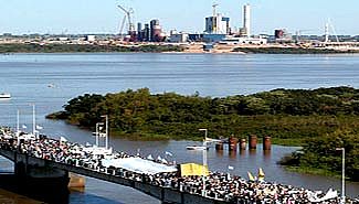 Masiva marcha en Gualeguaychú