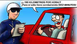 Un conductor le rompió la nariz a un agente de tránsito