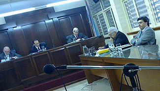 Día uno del juicio Banco Municipal: Ferrari deslindó responsabiliades