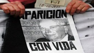 Movilización por Julio López "con pocos funcionarios"