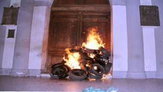 Quema de la puerta: Se inicia hoy el juicio a Edgardo Massarotti