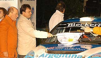 Busti inauguró obras con Bisogni