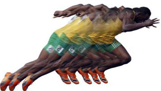 El hombre podría correr a más de 60 kilómetros por hora