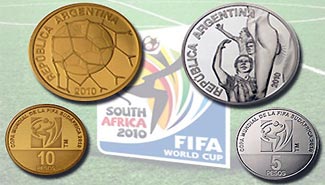 El Banco Central lanzó monedas por el mundial