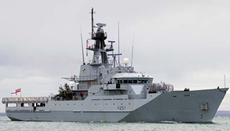 Uruguay le negó la entrada a una fragata de la armada británica