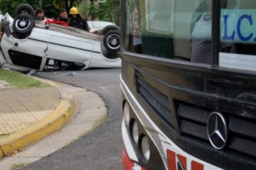 Lo salvó el cinturón
