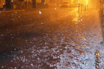 Paraná: un fuerte temporal azotó la ciudad