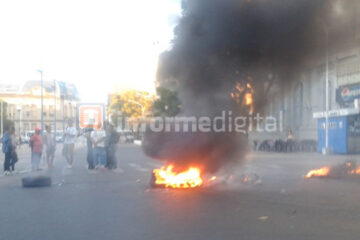 Paraná: vendedores ambulantes levantaron el corte de calle