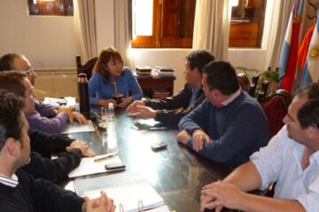 Blanca Osuna se reunió con dirigentes de la UOCRA