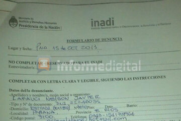 Paraná: denunciaron ante el Inadi a Osuna por querer expropiar un terreno