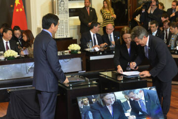 El presidente chino firmó inversiones por u$s 300 millones en Entre Ríos