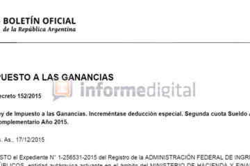 Oficial: sueldos de hasta 30 mil no pagarán Ganancias en el aguinaldo
