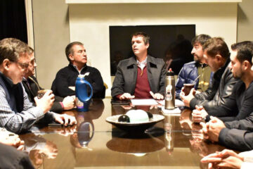 Urribarri, Cresto y Giano encabezaron una reunión política en Concordia