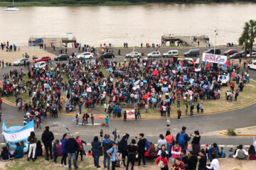 Se hizo la marcha del rechazo