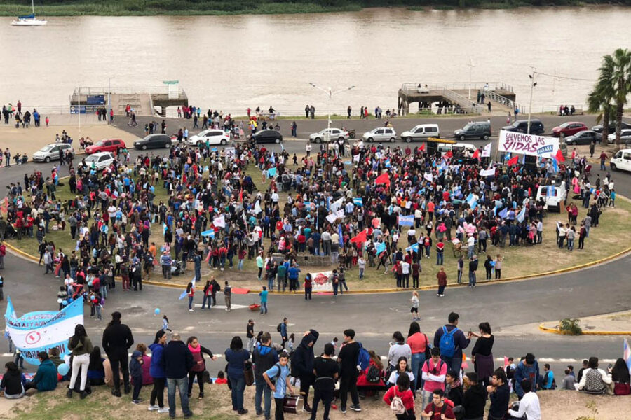 Se hizo la marcha del rechazo